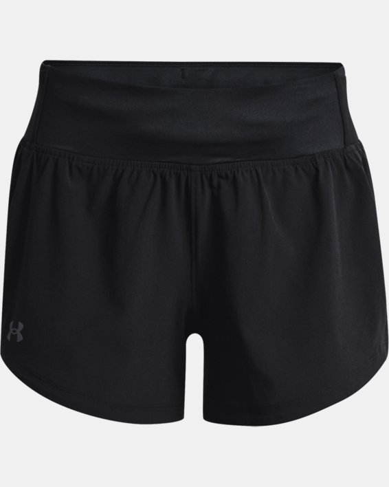 Women's UA Speedpocket Shorts, Black, pdpMainDesktop image number 4